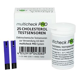 Bild von 25 Cholesterol Testsensoren für Lifetouch Multicheck PRO