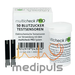Bild von 50 Blutzucker Testsensoren für Lifetouch Multicheck PRO
